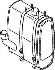 Глушитель mercedes (mb) sk 14-25t