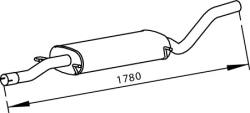 Глушник Mercedes (mb) vito 109-115cdi,viano mid-03-