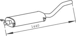 Mercedes (mb) глушник vito 120cdi end 07-