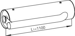 Глушитель daf lf45/55 euro4/5 с катег.scr dinex