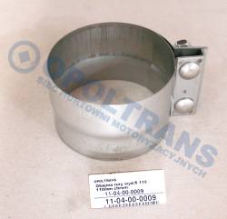 Стяжка трубы wydechowej диаметр 115 / 110mm хром.