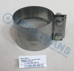 Стяжка трубы wydechowej диаметр 105 / 100mm хром.