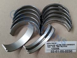 Вкладыш. коренные mercedes (mb) n00 om602/5 компр. 1sil. -06r glyco