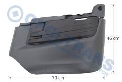 Бампер man tgs 13r- нижний без галоген.szary/l/