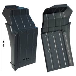 Крило заднє кабіни MAN TGA-S. -17р /л/ ламінат