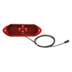 Фонарь габарит. красн.100x36 б.усил. led с szybk.vignal