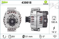 Alternator mercedes (mb) sprinter,vito 10-16r- 180a valeo